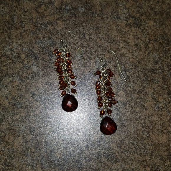 Silver and brown stones - Picture 2 of 2